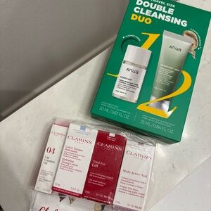 Anua Cleansing Mini Set & Clarins Mini Set